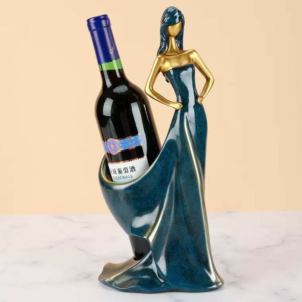 創意風格紅酒架擺飾