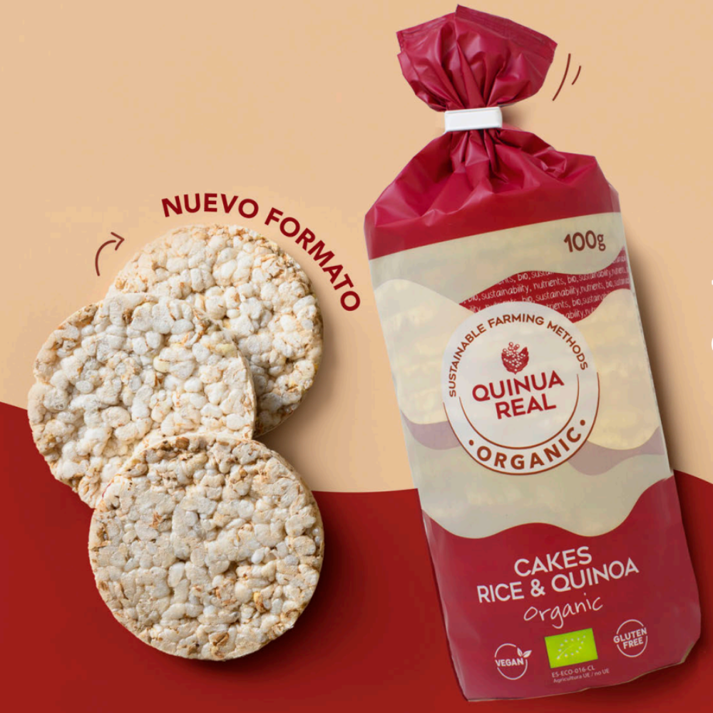 Quinua Real 有機無麩質全素藜麥米餅 (100g) (120606) BBD: 24/2/2026