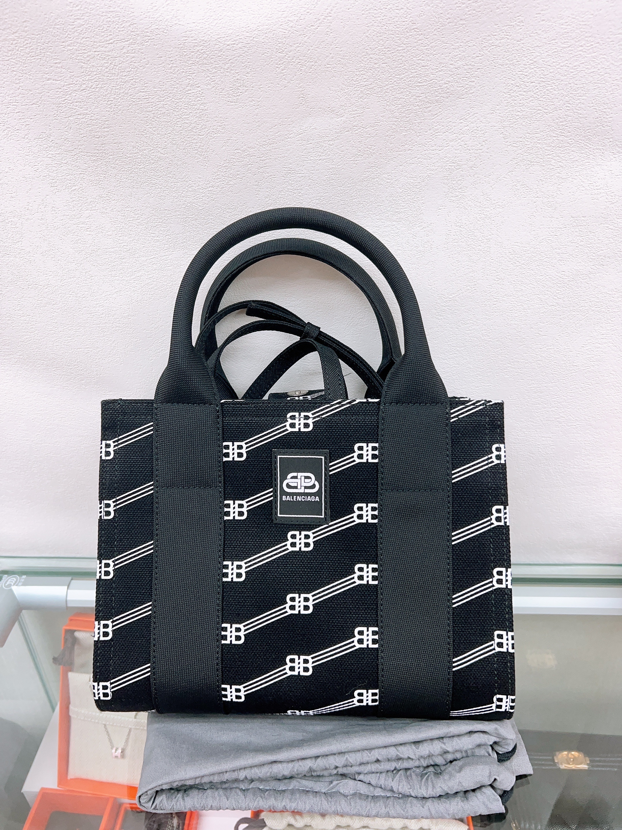 *Unused* Balenciaga BB tote canvas black