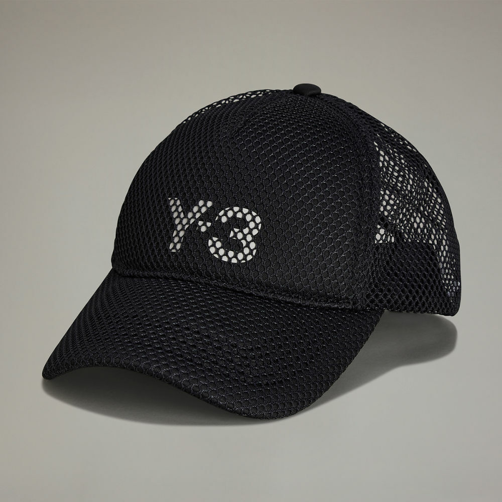 【 Y-3 TRUCKER CAP 網帽 - 黑 】