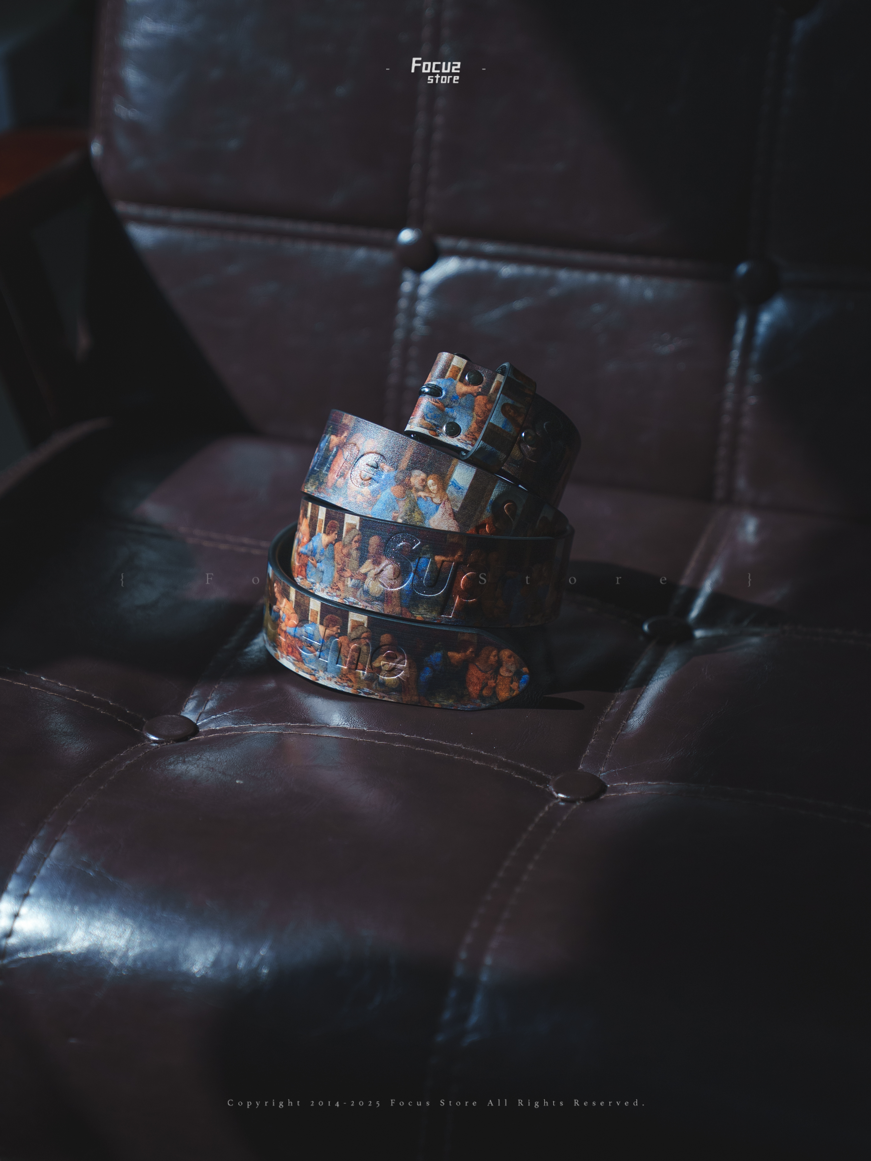 【Focus Store】Supreme SS25 Week5 Last Supper Leather Belt "Multicolor" 最後的晚餐 皮帶 腰帶