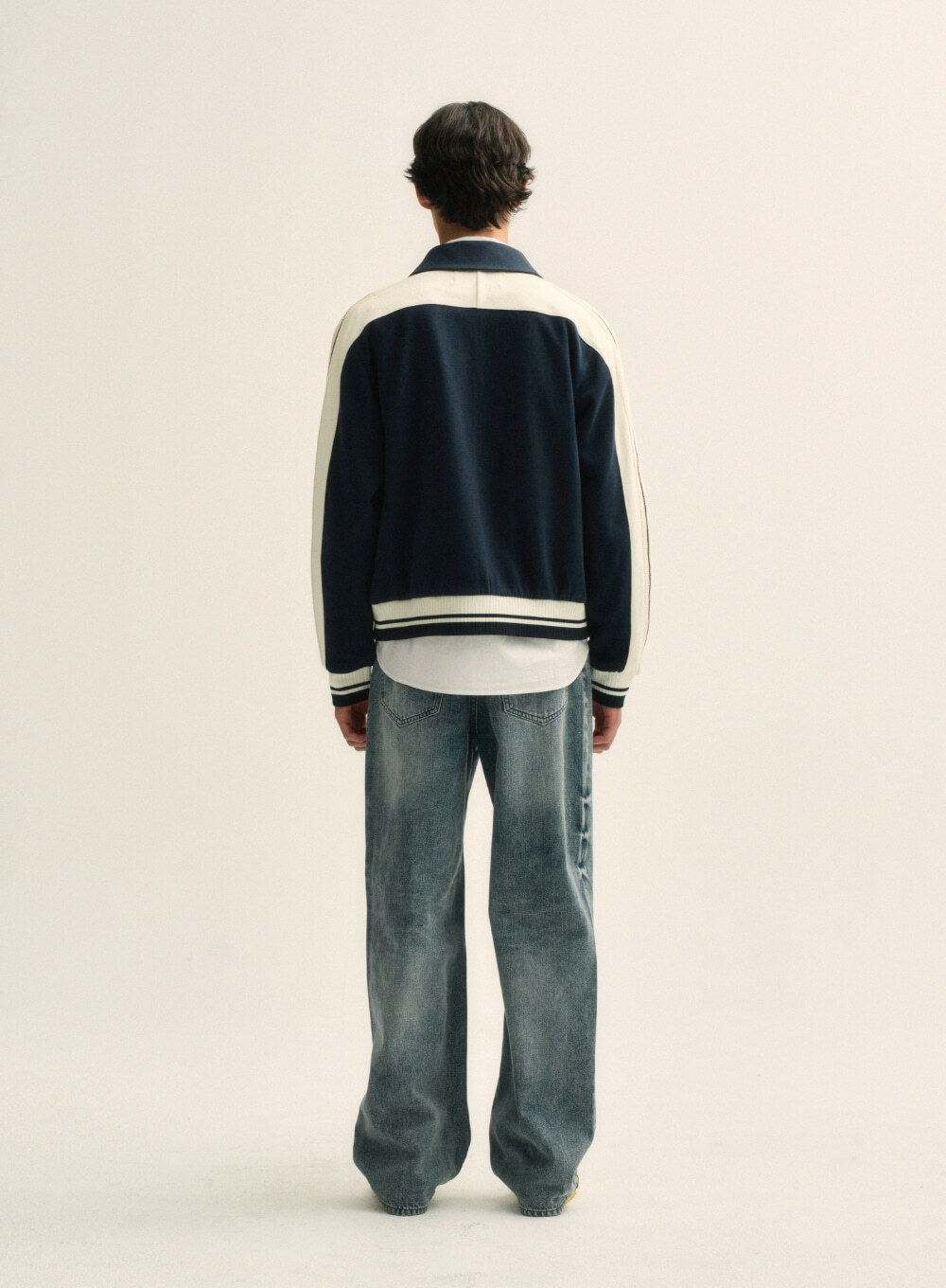 SATUR] Lawton Collar Track Zip-Up Jacket