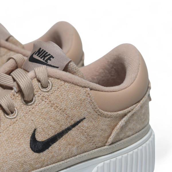 NIKE 休閒鞋 COURT LEGACY LIFT 卡其 帆布 厚底鞋 女 FZ2606-200