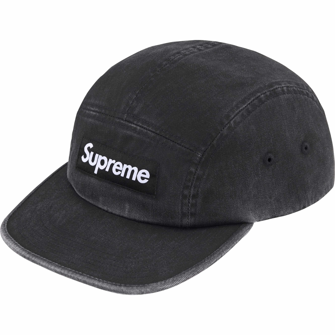 SUPREME SS25 WASHED CHINO TWILL CAMP CAP