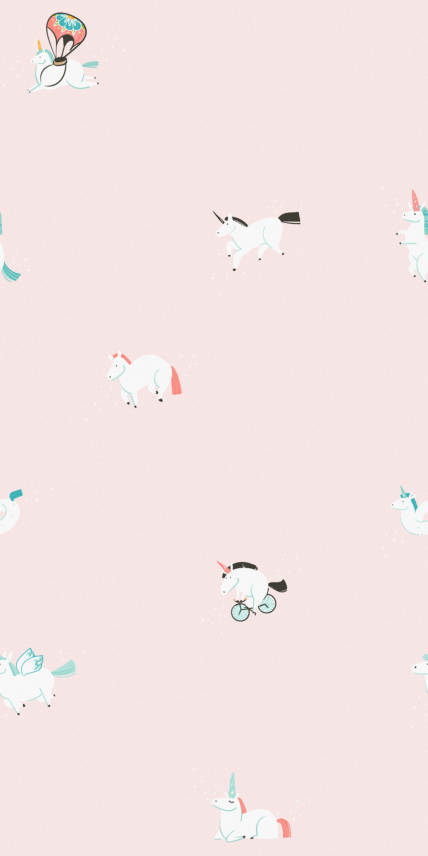 美牆壁布//飛躍獨角獸(約1.5坪/捲)