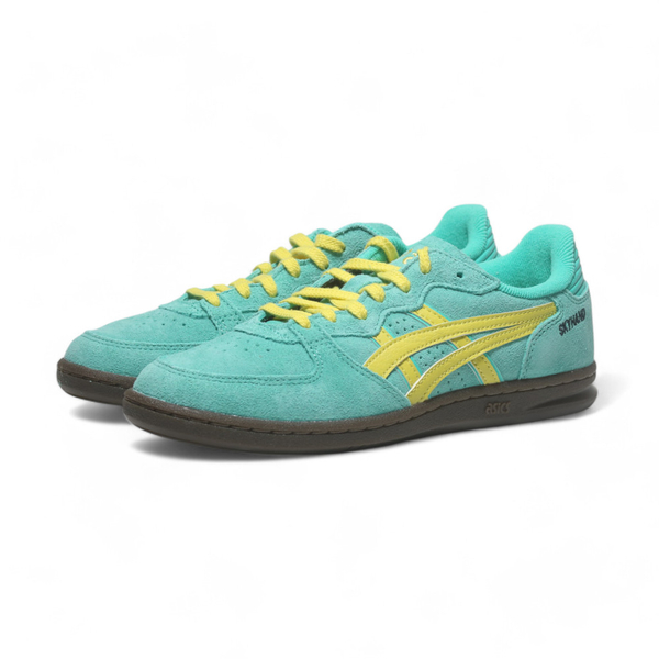 ASICS 休閒鞋 SKYHAND OG 蒂綠黃 復古 情侶鞋 男女 1203A452301