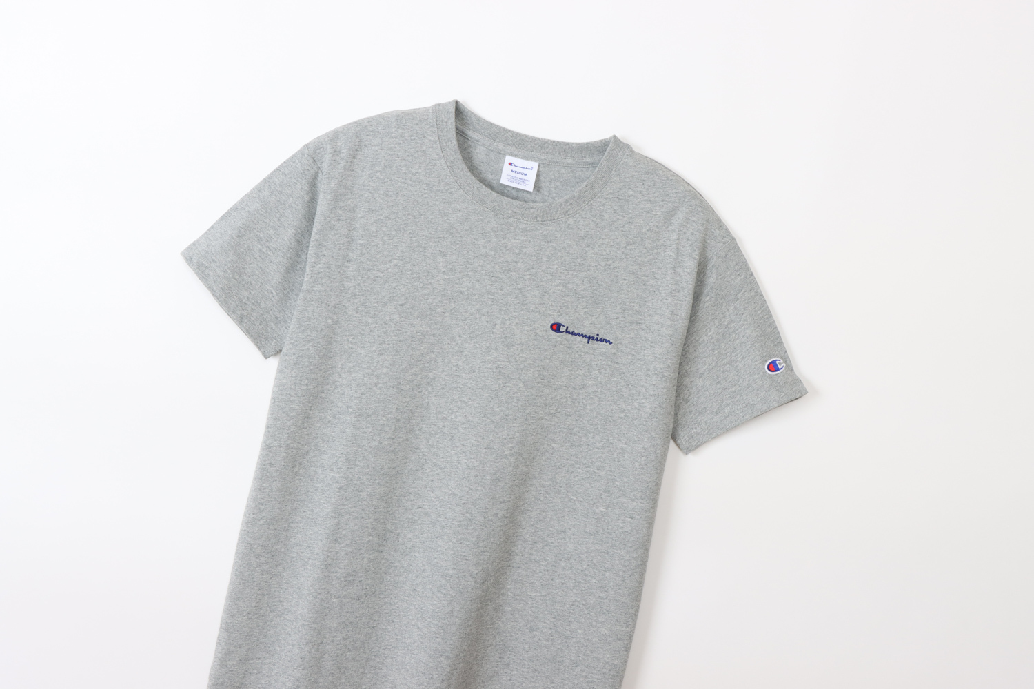 女款-BASIC 刺繡LOGO 開岔 寬版洋裝-灰色（CW-X339-070）