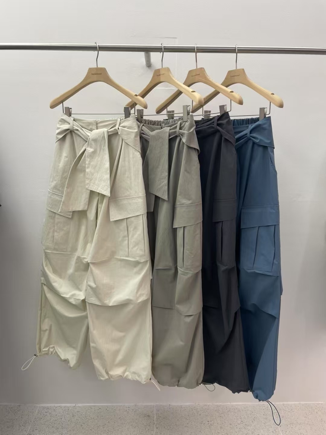 正韓𝜗𝜚可拆式腰帶工裝褲