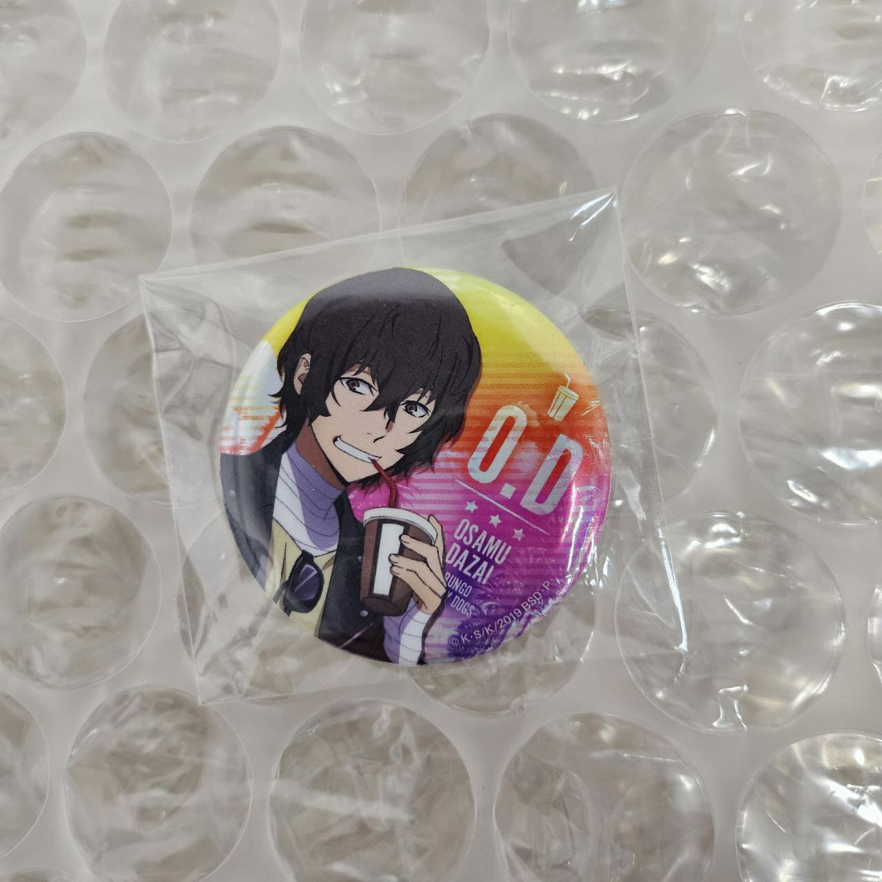 文豪野犬 太宰治 襟章 C96 稀有品 背有小瑕 #RE_01