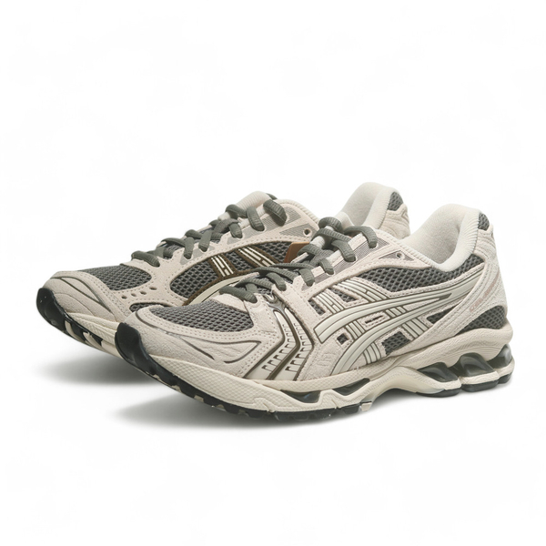 ASICS 慢跑鞋 GEL-KAYANO 14 燕麥奶 墨綠 復古 情侶鞋 男 1203A540021