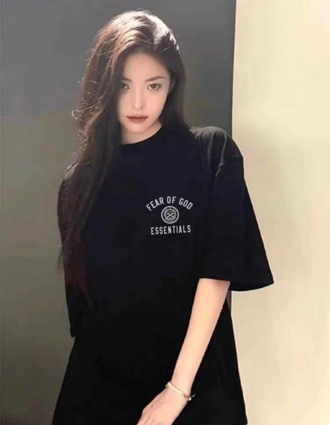 【代購】Fear Of God Essentials Logo-Printed Crewneck T-Shirt