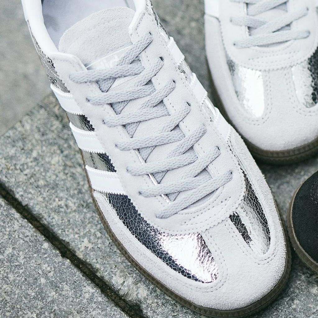 ADIDAS HANDBALL SPEZIAL 液態碎銀 銀灰 淺灰 裂紋 焦糖底 男女鞋 JR6511 / 預購