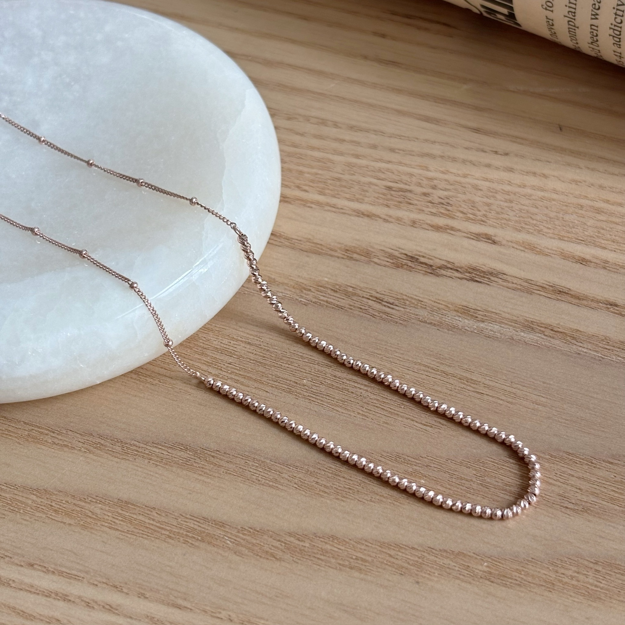 Cutting ball細珠項鍊