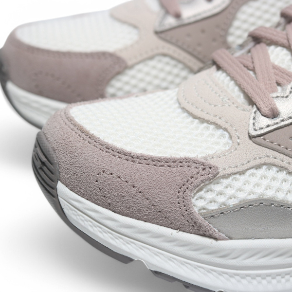 SKECHERS 慢跑鞋 GO RUN CONSISTENT 2.0 粉灰白 復古 女 128630MVE