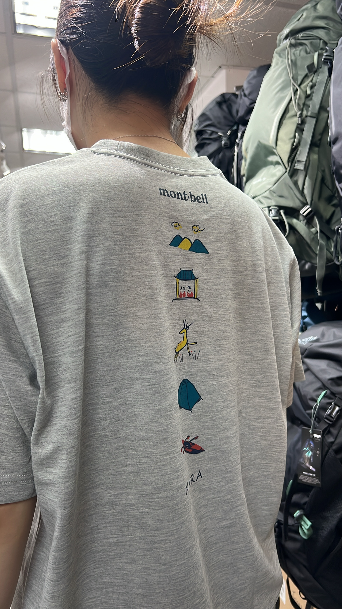 Montbell Wickron T Nara #1 奈良地域限定版 透氣快乾 T-Shirt 1504611