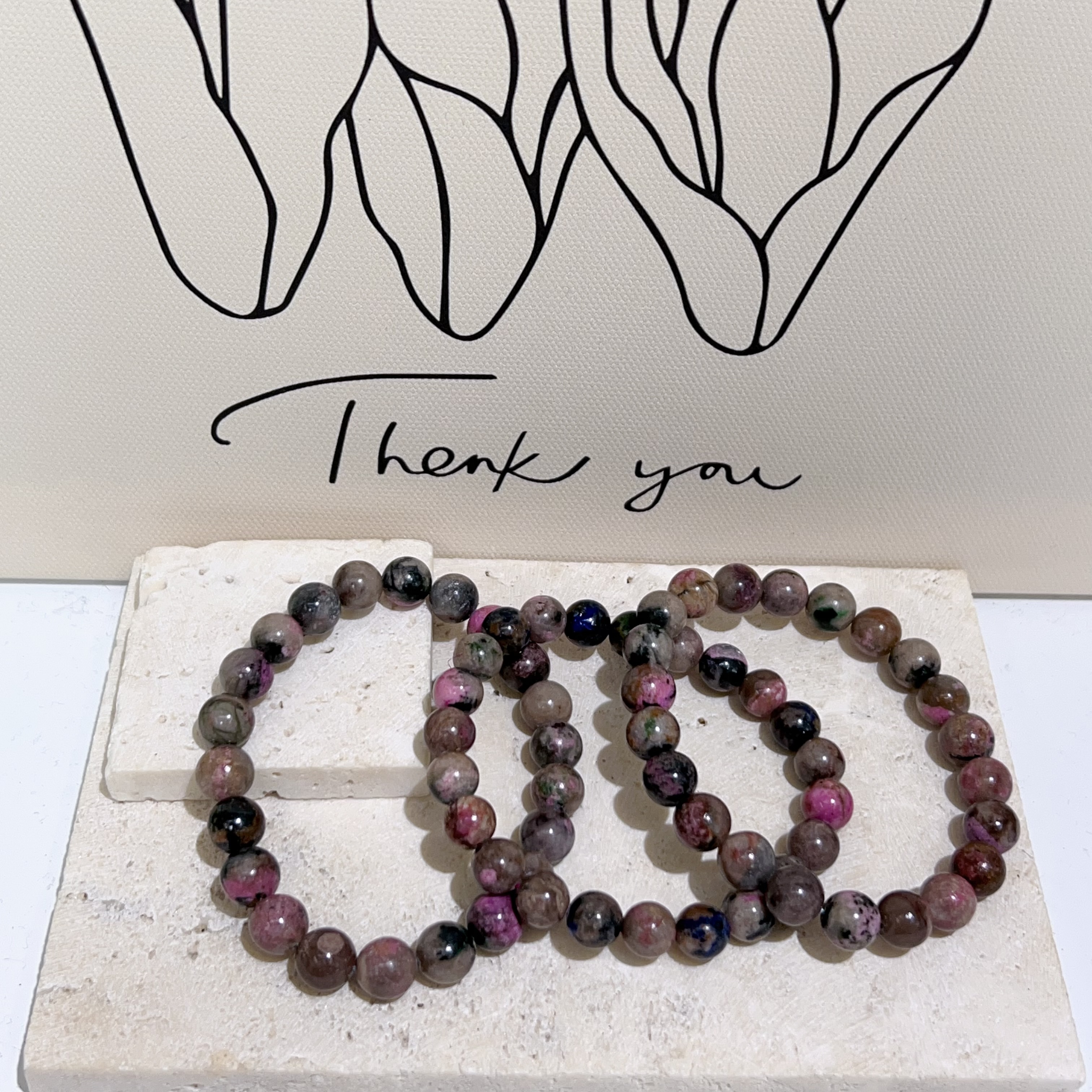 粉舒俱萊手串 8+mm