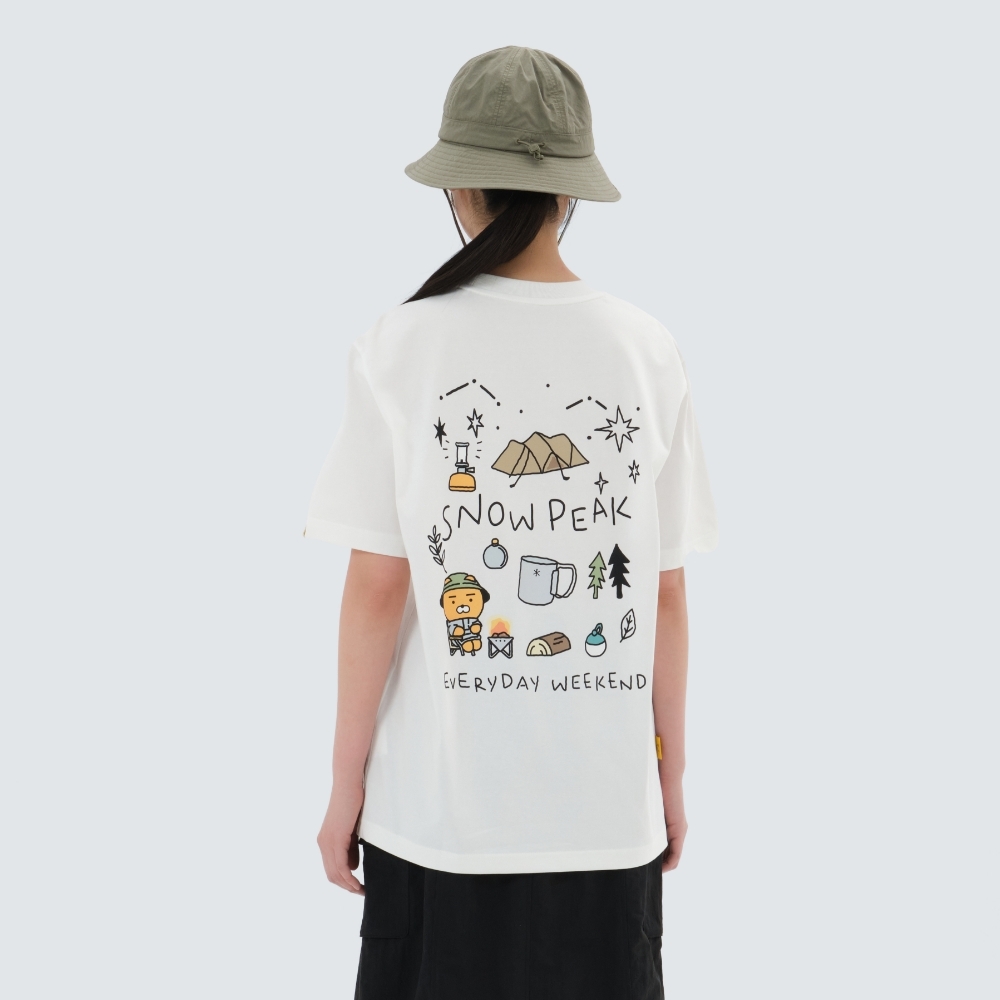 【代購】 Snow Peak X Kakao Friends Ryan 萊恩 露營 短袖 短T S25MUFTS08