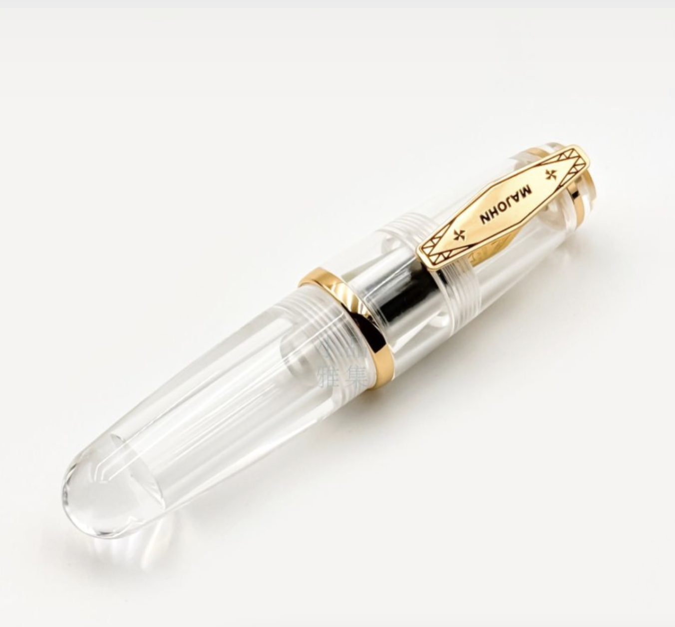 末匠｜MAJOHN Q3 滴入式上墨 小胖短鋼筆 （全透明）