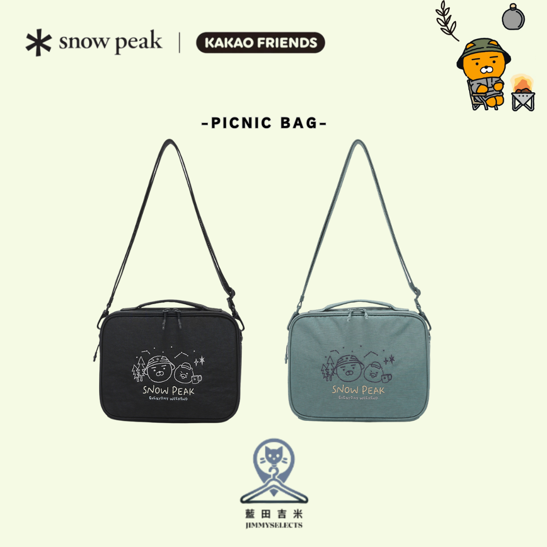 【代購】Snow Peak X Kakao Friends Picnic Bag 野餐 包包 側背包 S25SWCCB80