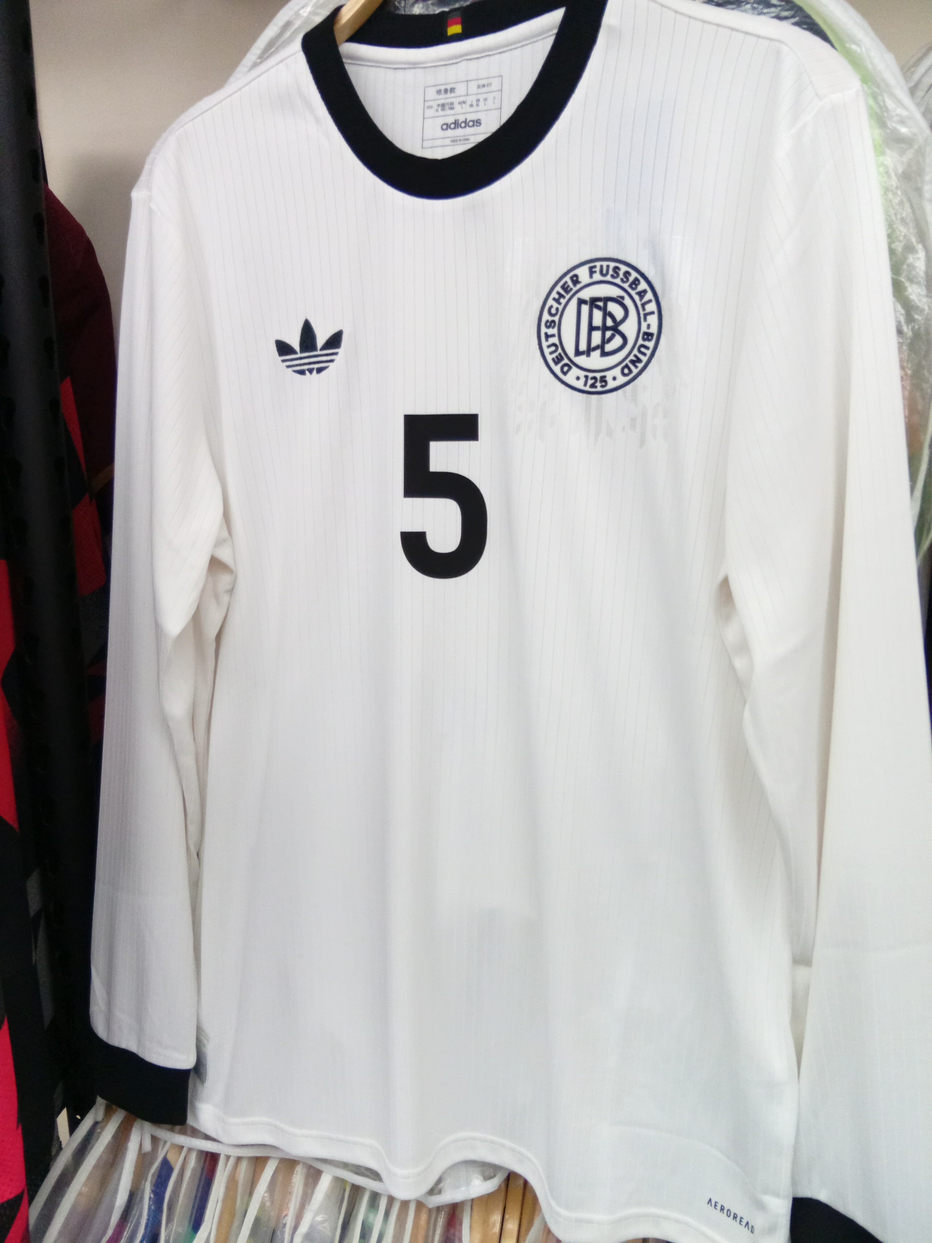 2025德國國家隊主場125周年紀念版長袖球衣