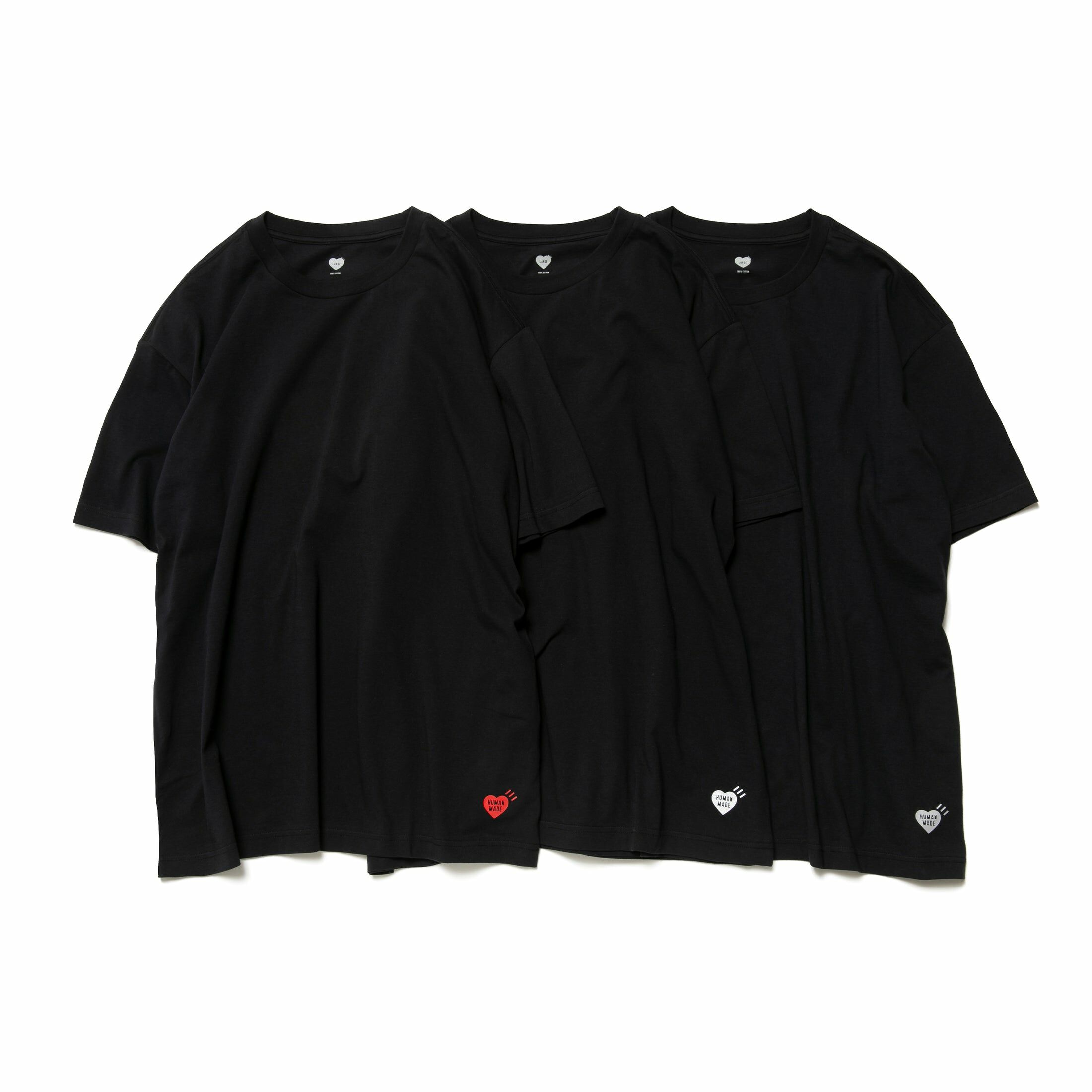 【現貨】 HUMAN MADE 三入小LOGO 素T 3-PACK T-SHIRT SET