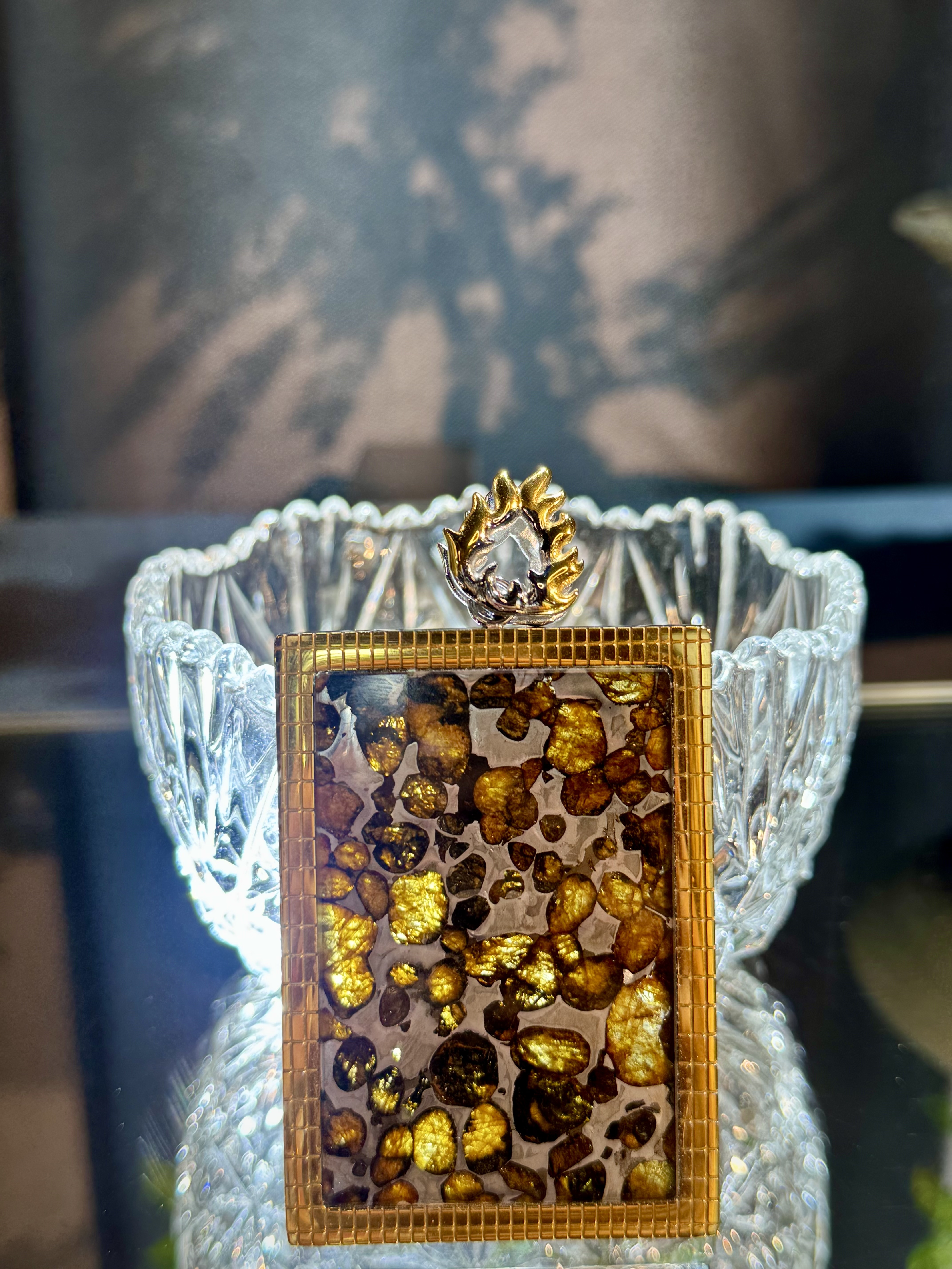 頂級橄欖隕石吊墜 6012