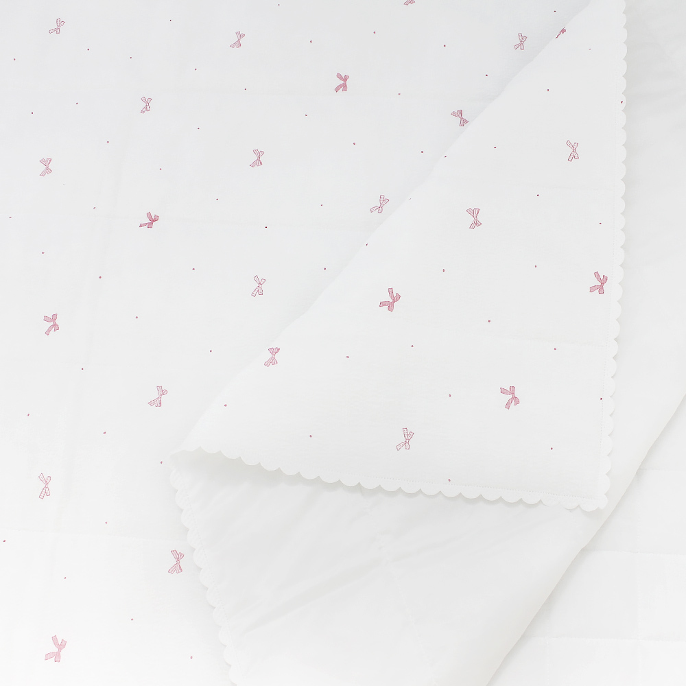 【現貨】☁️100% 韓國自家工廠床品☁️｜極緻冰感蝴蝶結涼感被(涼感被/雪皺紗枕套)