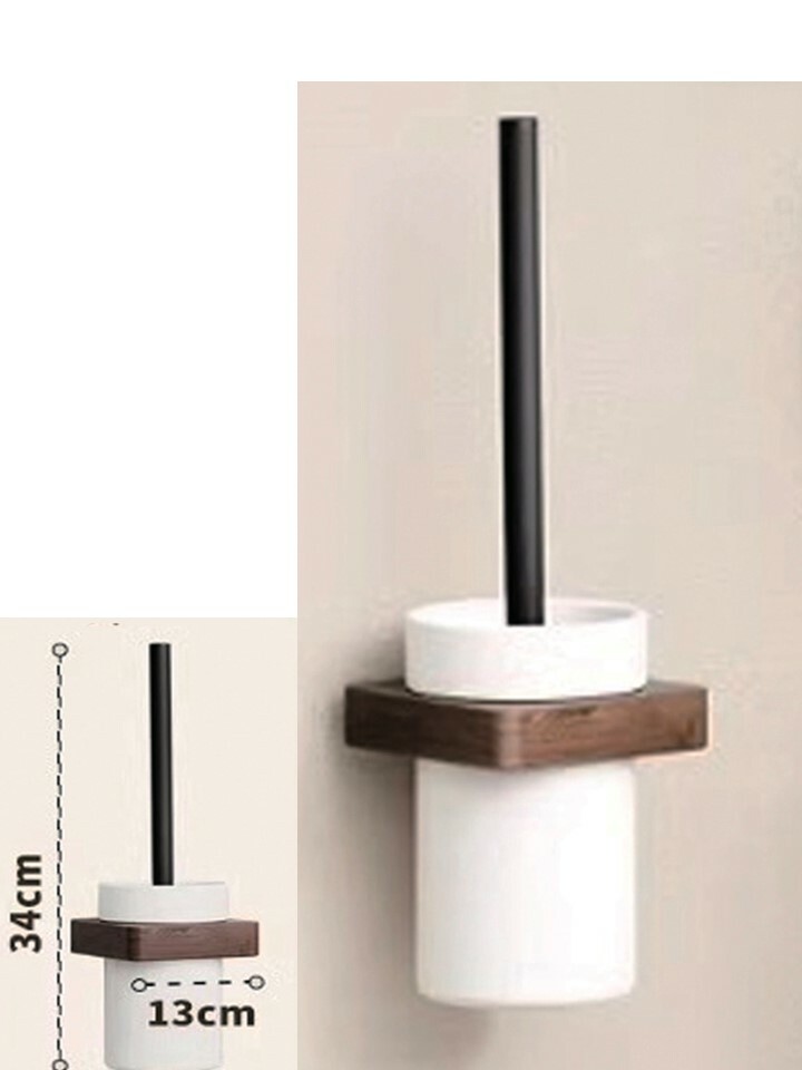 D1-9045W馬桶刷架(黑胡桃木)