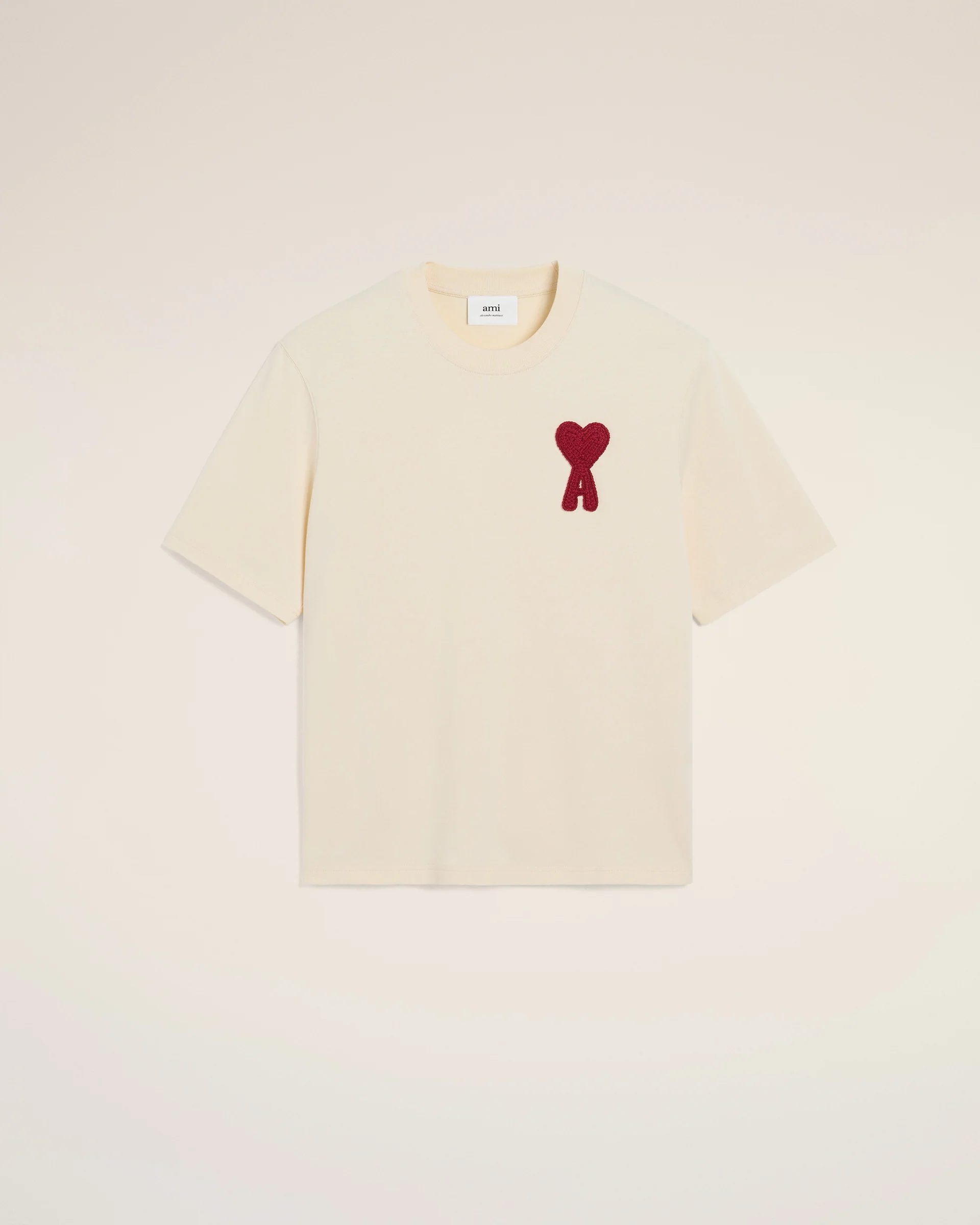 AMl 2025 棉質編織愛心短T (3色)
