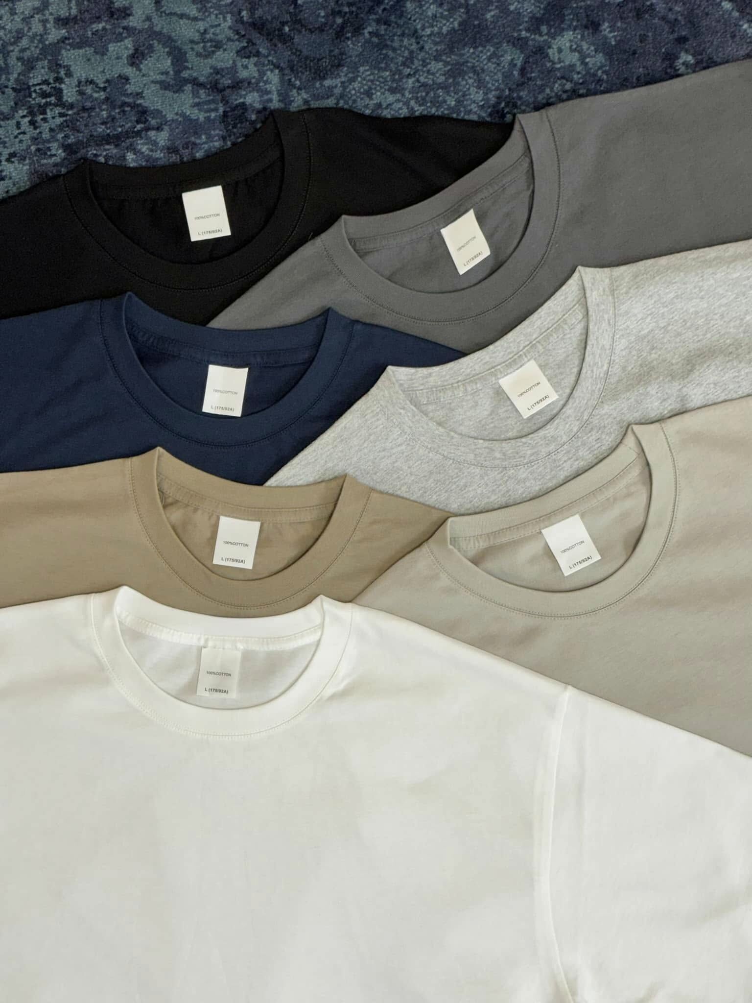 Doupicks 寬鬆落肩素Tee 日系選品