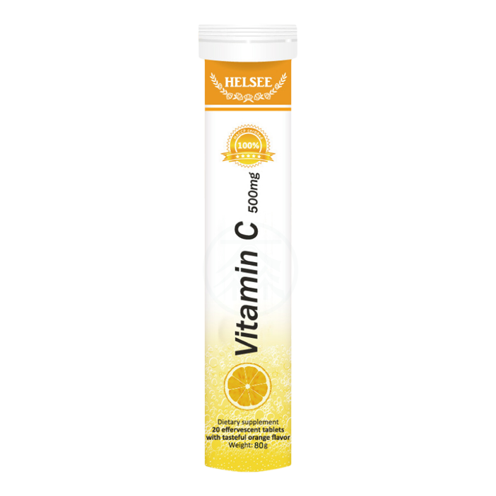 Helsee遇見康-維他命C發泡錠 500mg 20顆/罐