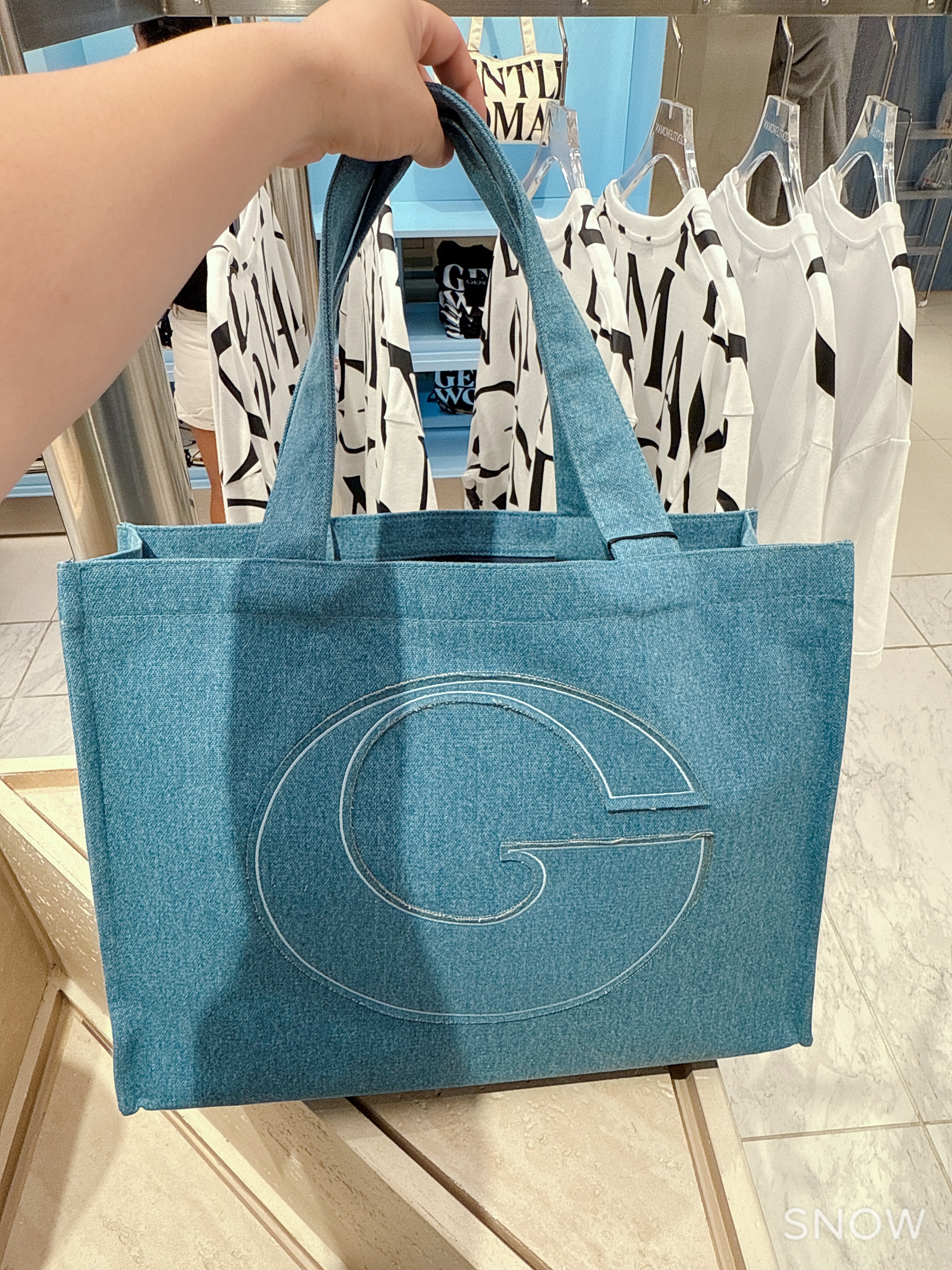 泰國 GENTLEWOMAN UNSEEN DENIM BOX TOTE