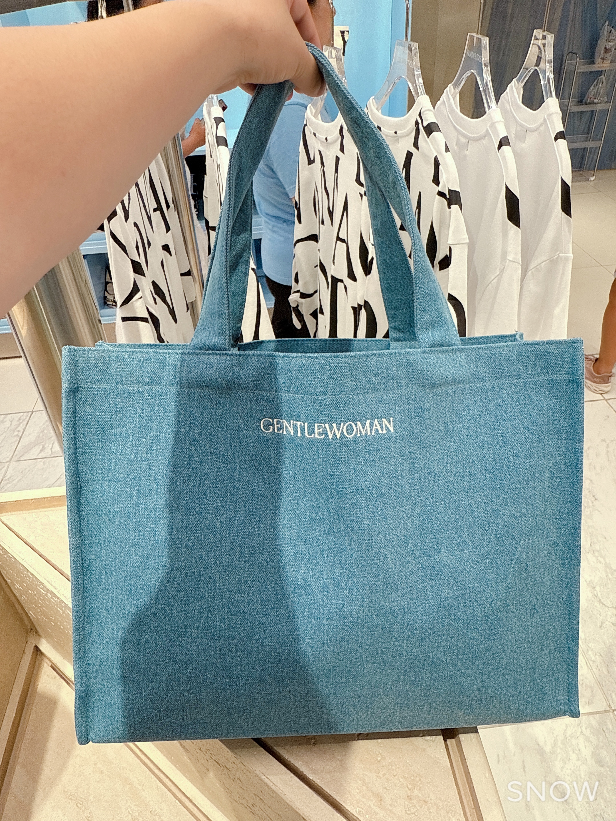 泰國 GENTLEWOMAN UNSEEN DENIM BOX TOTE