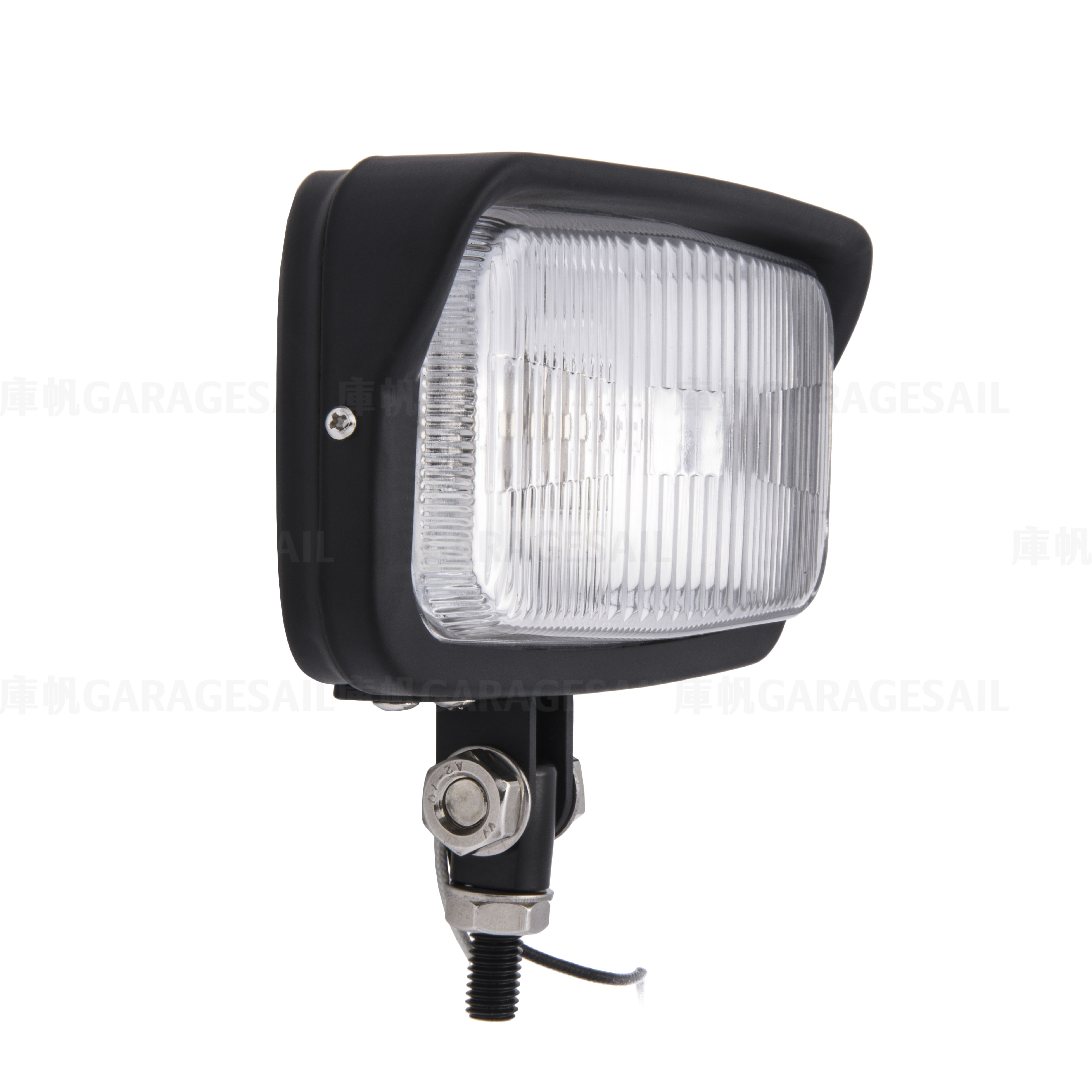 長方形 下鎖式 燈眉大燈 黑