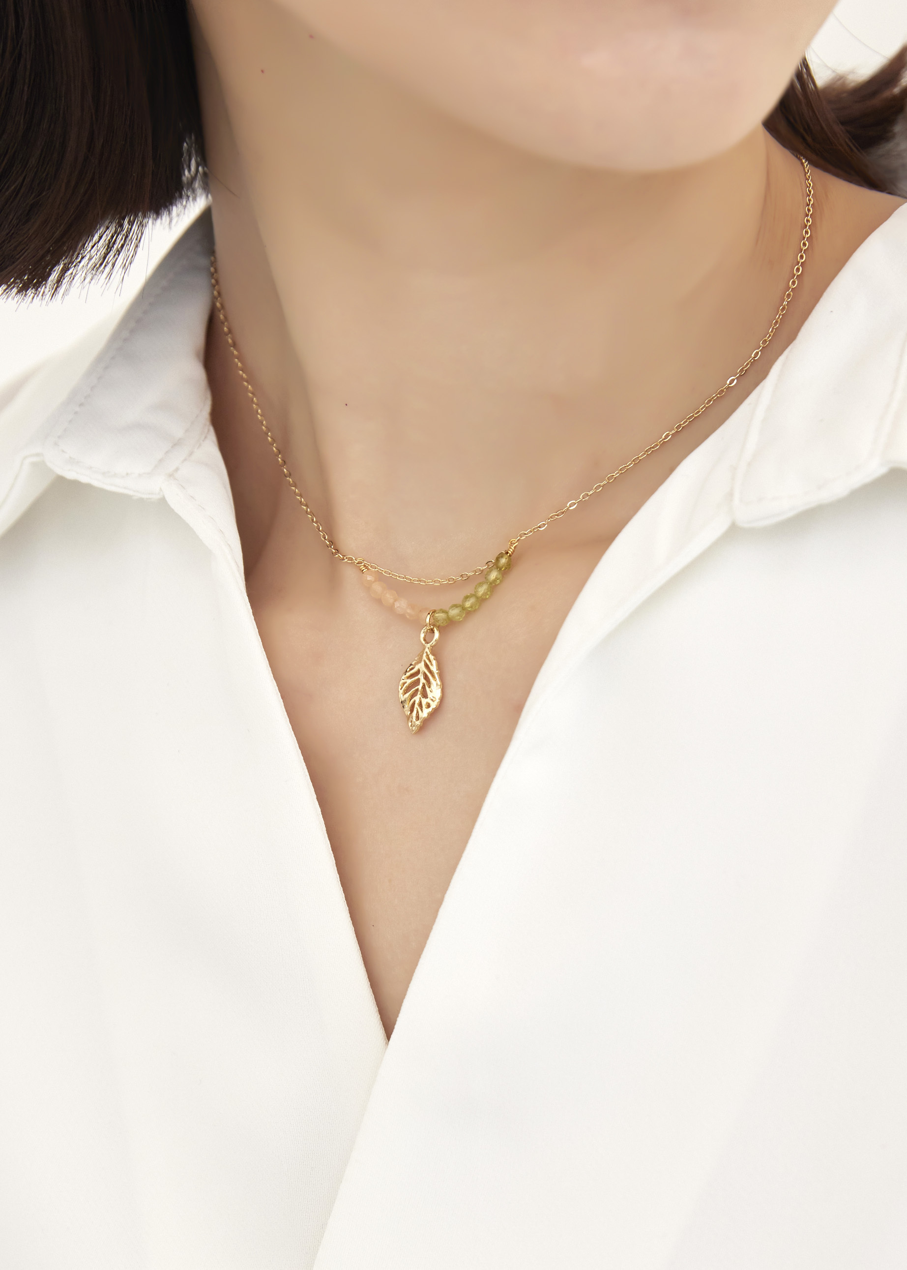 Spring 天然石項鍊