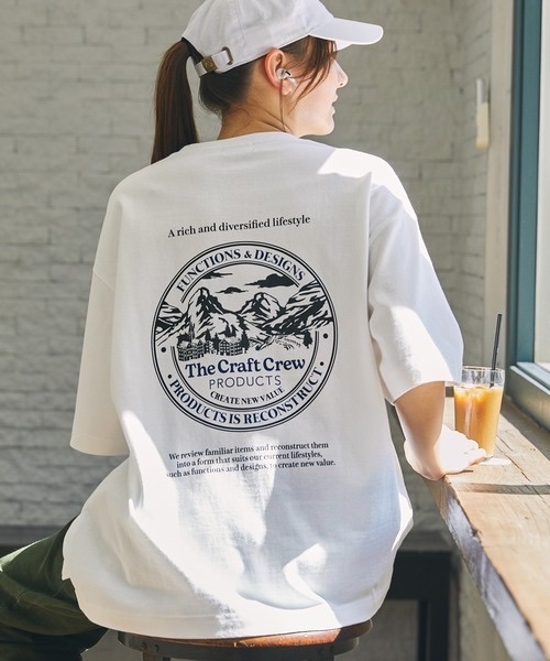 THE CRAFT CREW PRODUCTS / Back Print T-shirt