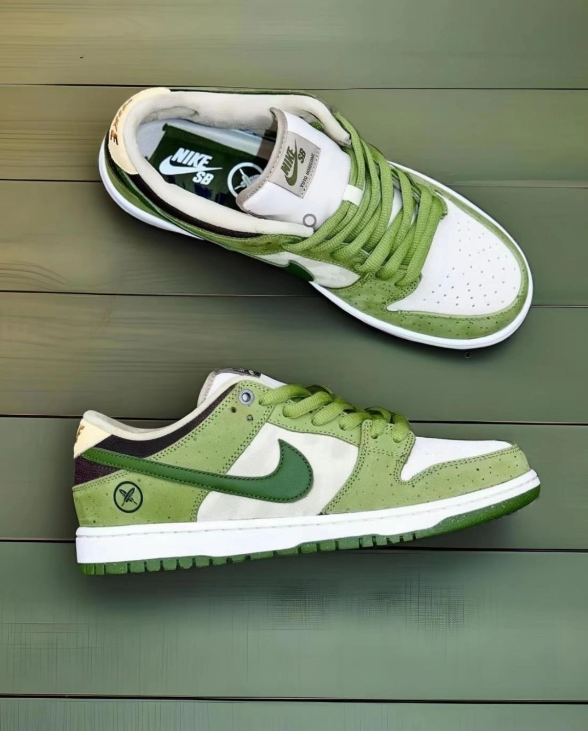 堀米雄斗 聯名款滑板鞋「蘆筍綠」