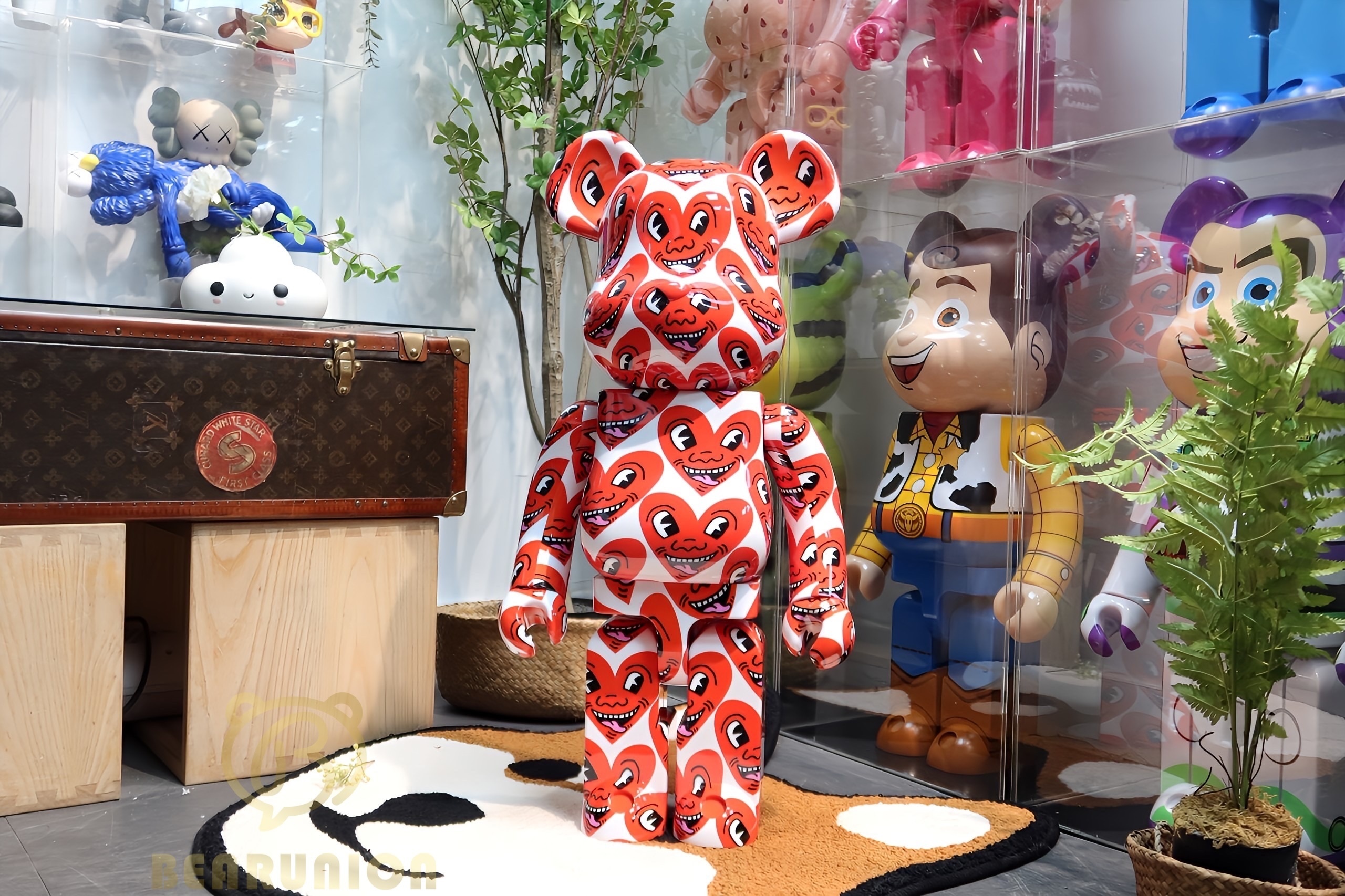 🥇現貨🥇Bearbrick 1000% 1000% Keith Haring #6