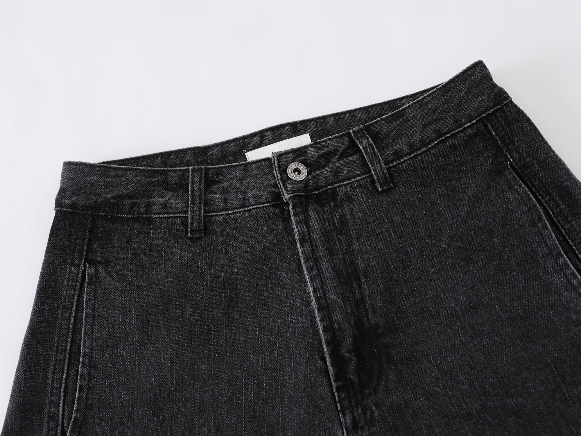 《S.V》原色丹寧線型彎刀褲