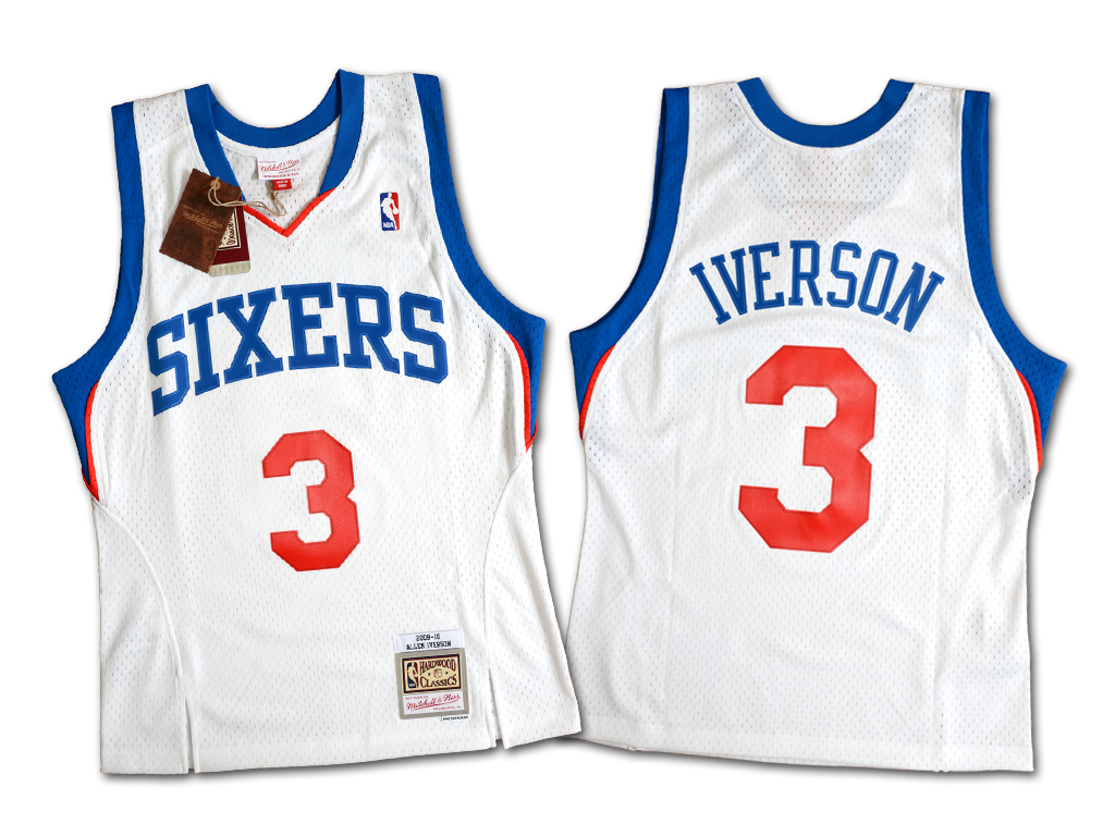 Mitchell & Ness 費城76人隊 Allen Iverson 2009-2010 復刻 Swingman 球衣