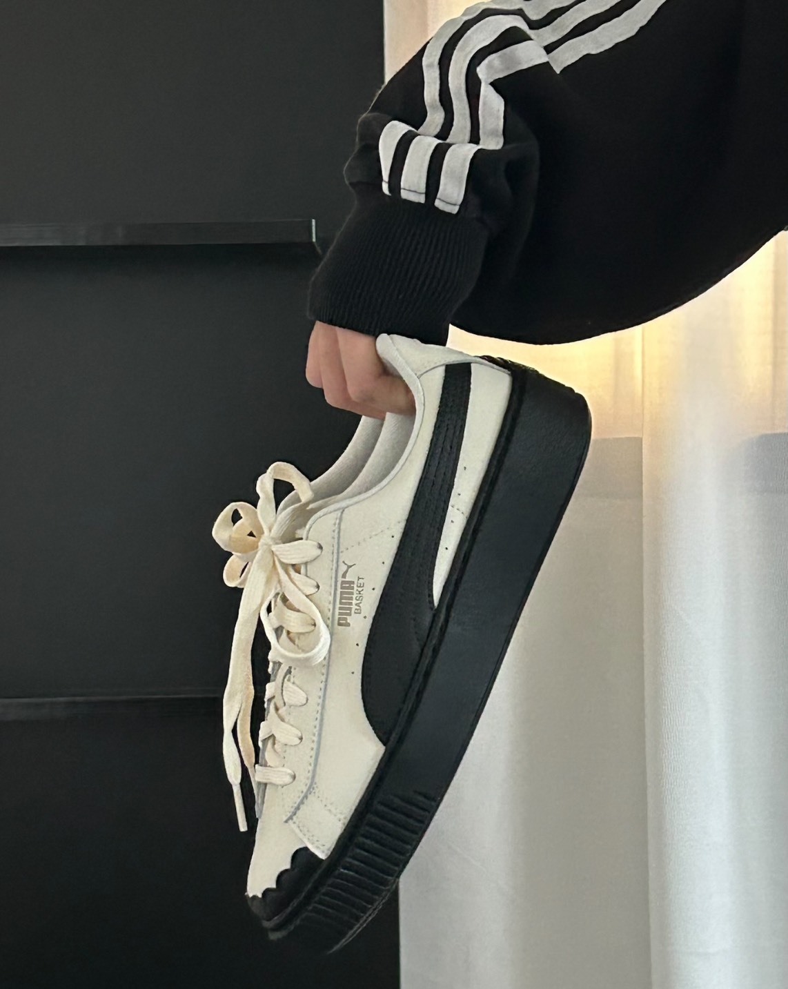 PUMA Platform 增高低幫板鞋｜百搭小白鞋升級版