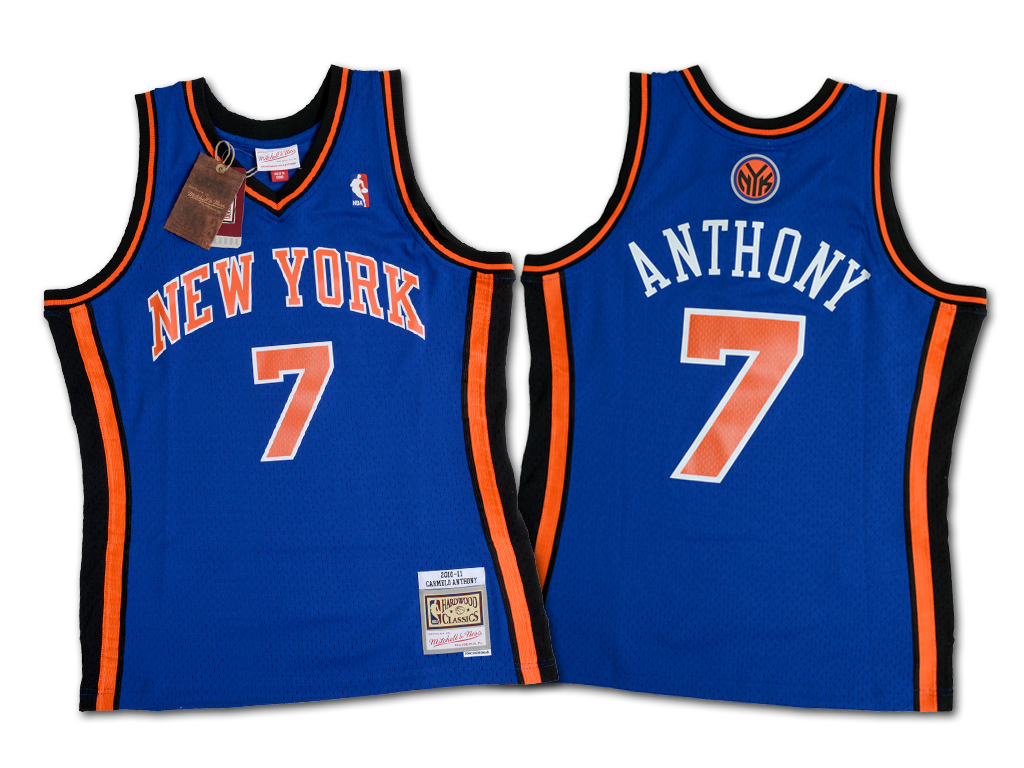 Mitchell & Ness 紐約尼克隊 Carmelo Anthony 2010-2011 復刻 Swingman 球衣
