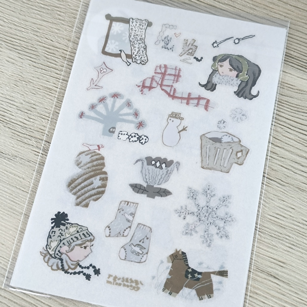 何包蛋．淺藍色的日子 轉印貼紙