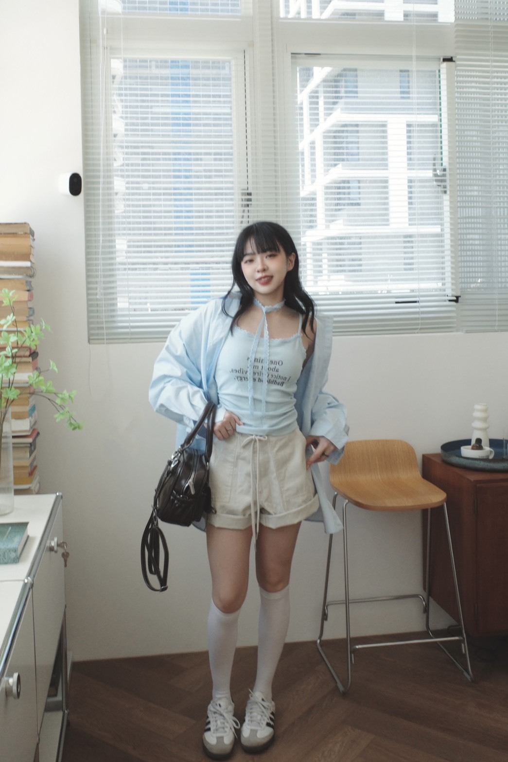 <女裝現貨💗> A019 水洗棉麻抽繩短褲 兩色