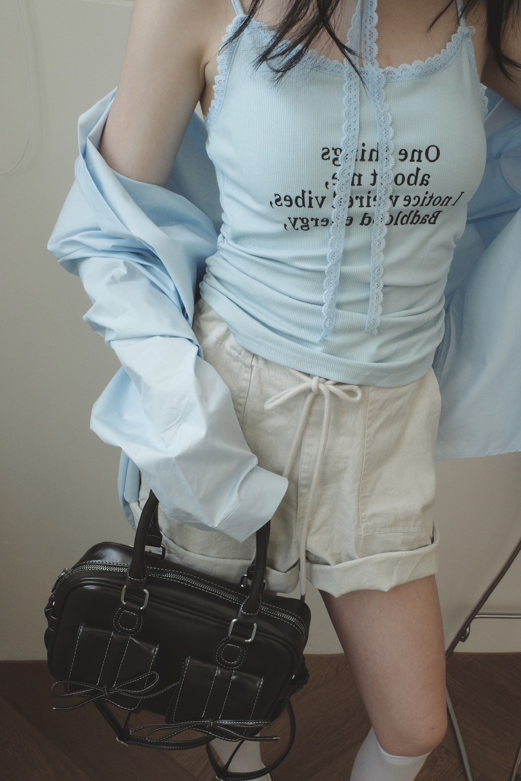 <女裝現貨💗> A019 水洗棉麻抽繩短褲 兩色