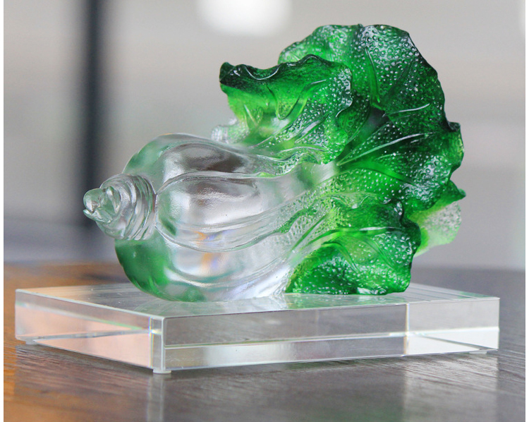 中国美術品・清代乾清宮蔵・天然石大型夜明珠集・極美品・風水置物・ 擺件・古賞物 鹿港窯禮品館｜琉璃白菜擺飾象徵百財富貴居家開運風水收藏