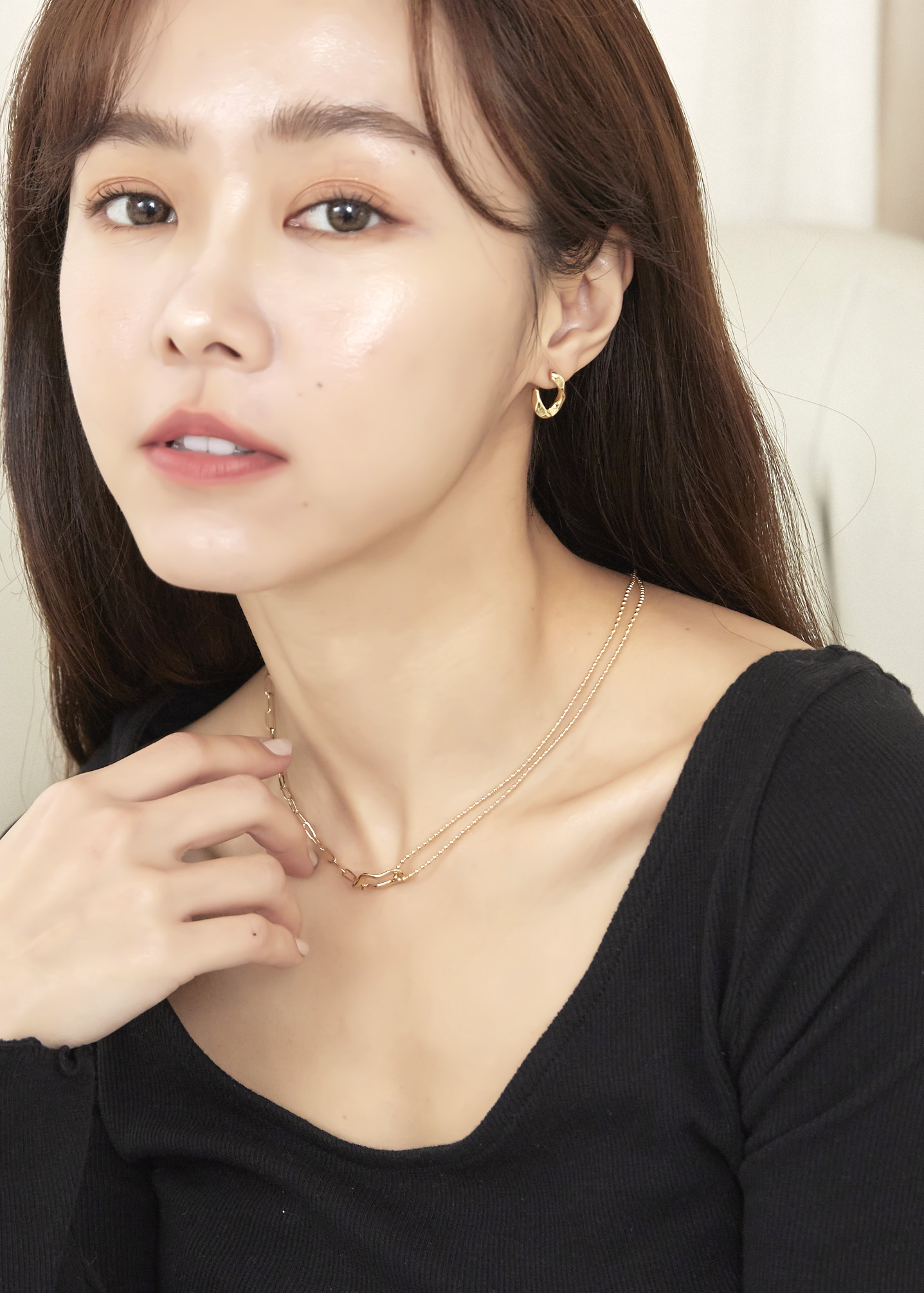 Metal Wave 不對稱項鍊