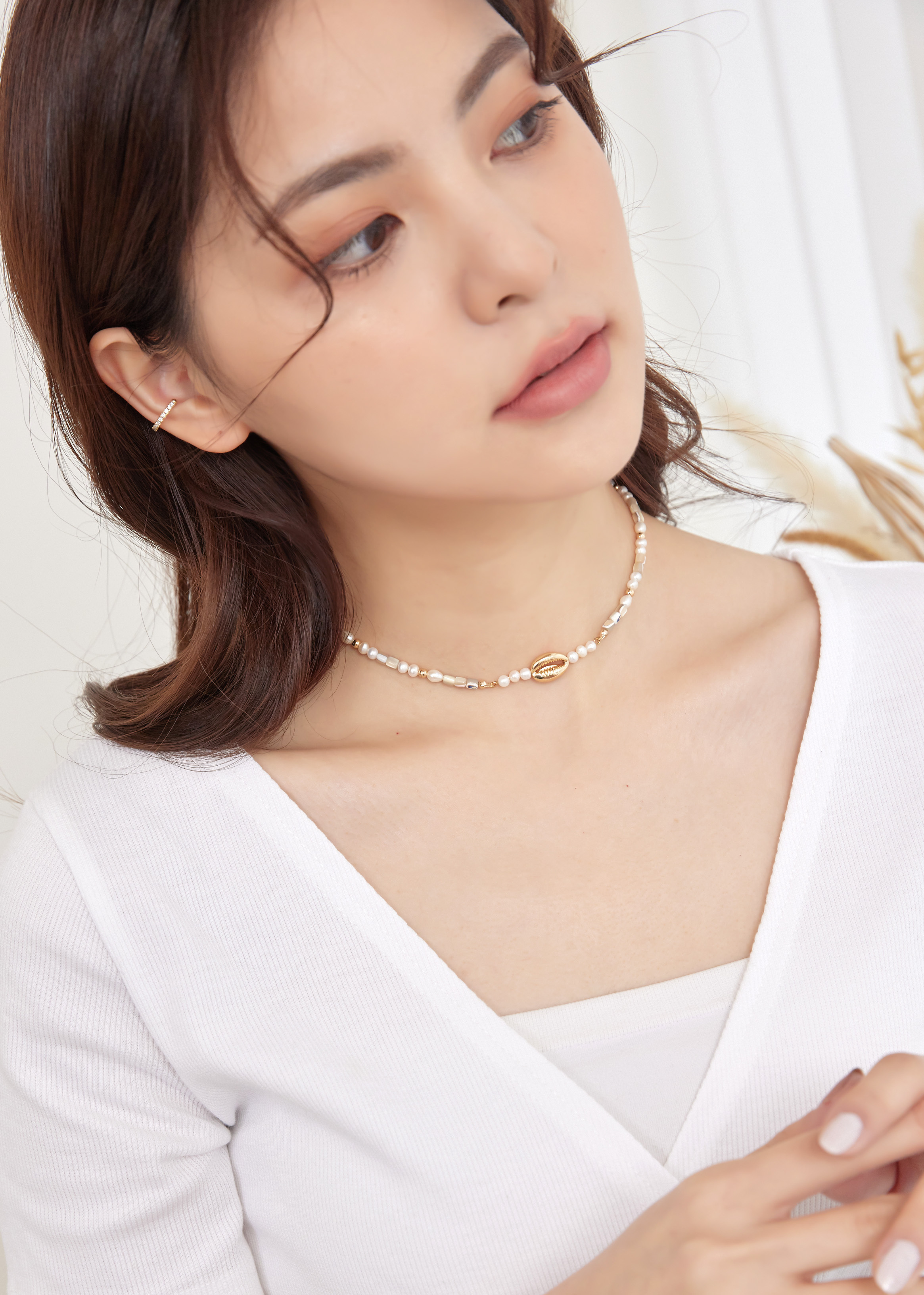 希臘海貝殼 項鍊