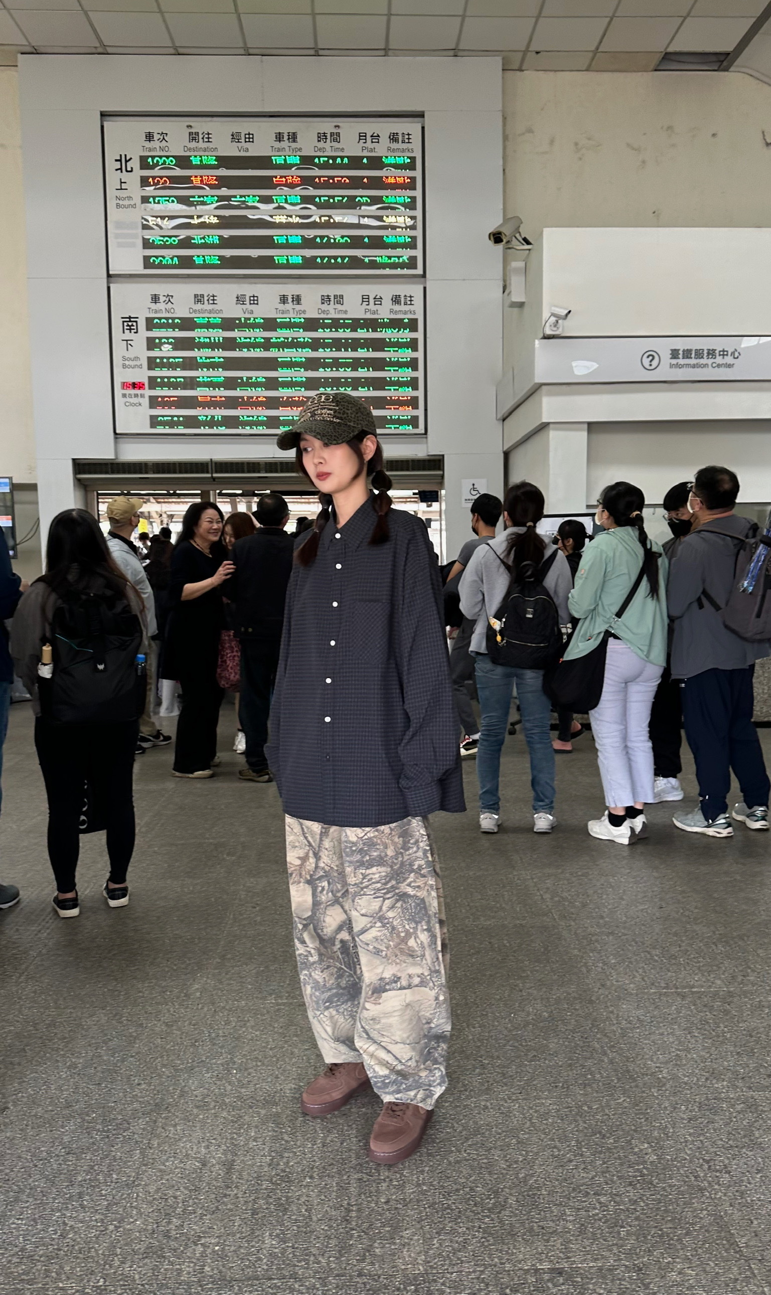 抗皺壓紋格紋襯衫☁️