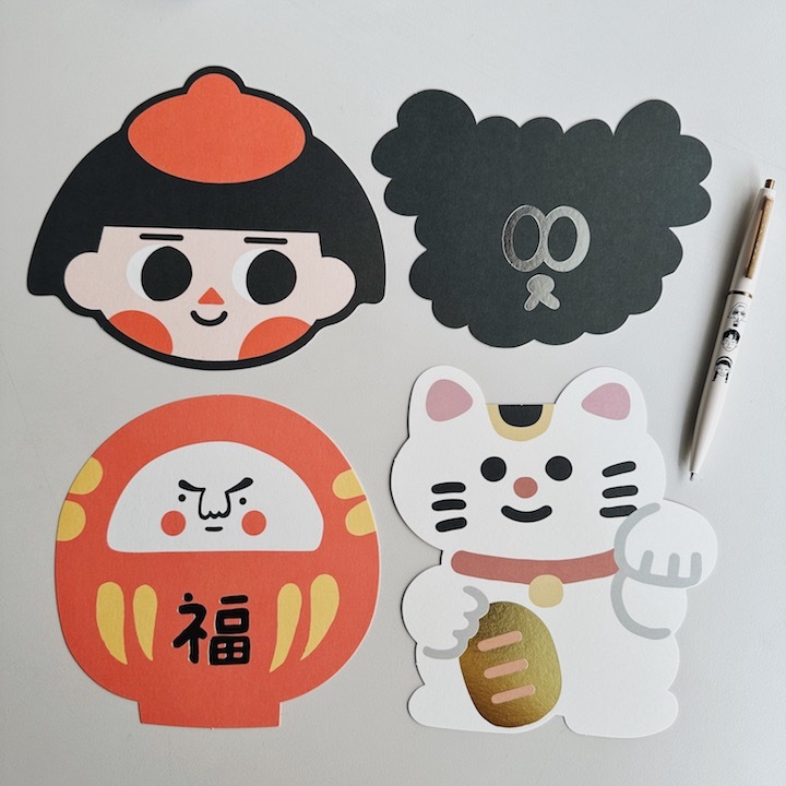 大尺寸 造型明信片｜微醺斑比